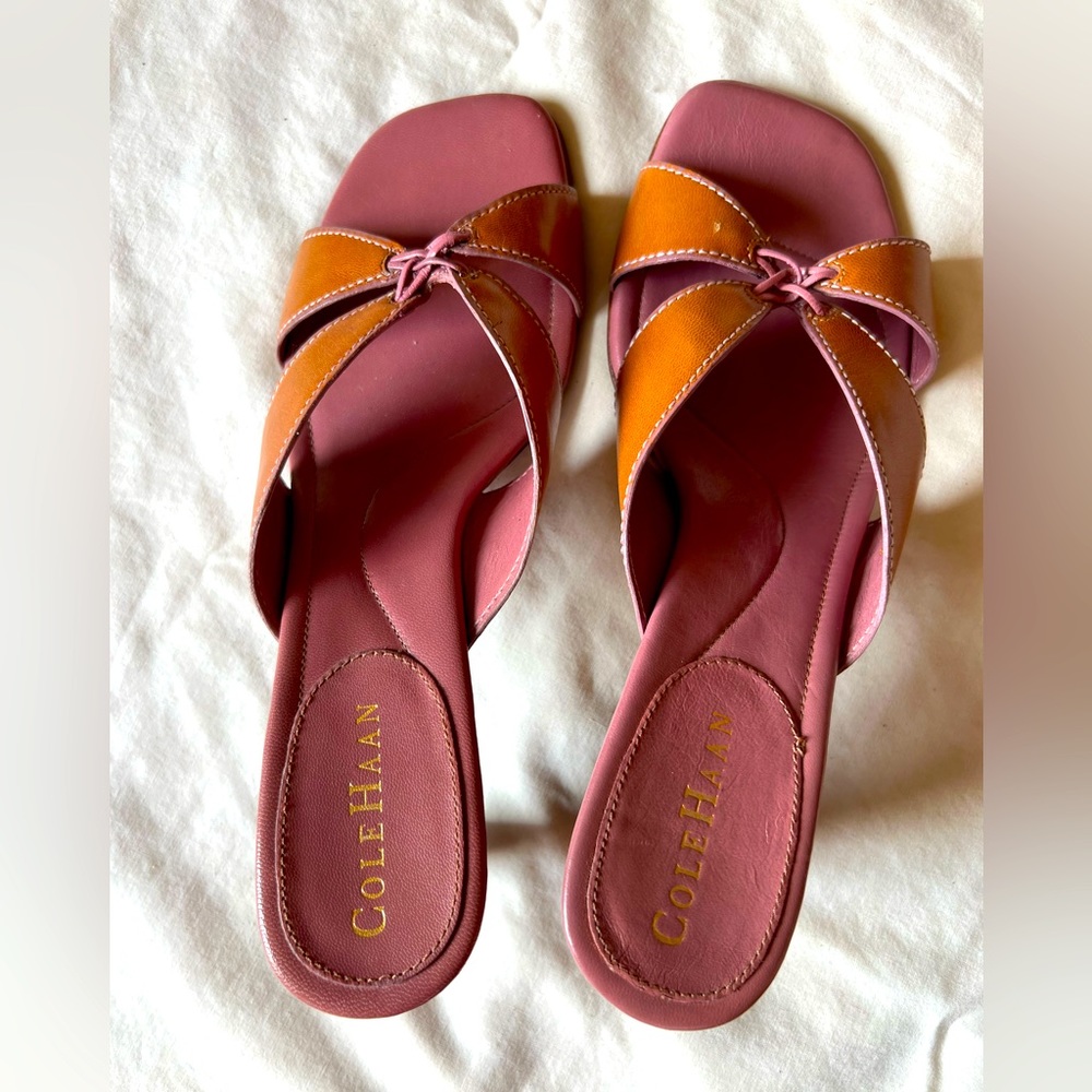 Cole Haan leather heels size 8